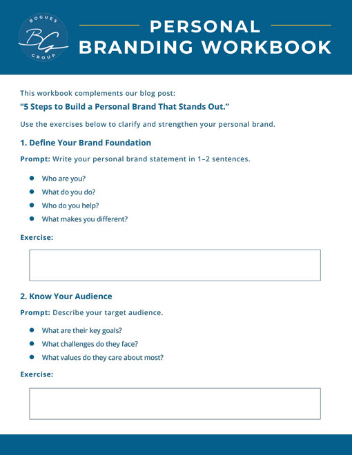 Personal Branding Workbook